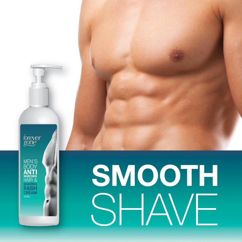 FOREVER GONE MENS BODY ANTI INGROWN HAIR & SHAVING CREAM SMOOTH GREAT