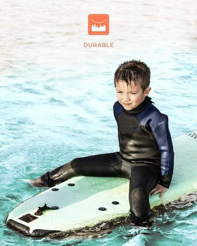 Dark Lightning 3/2mm Kids Wetsuit - Neoprene Thermal Swimsuit for
