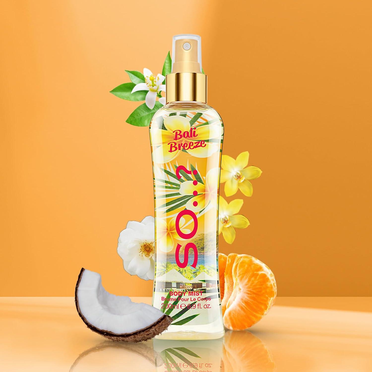 So Bali Breeze Body Mist Perfume for Women with Tropical Aroma - Main Image