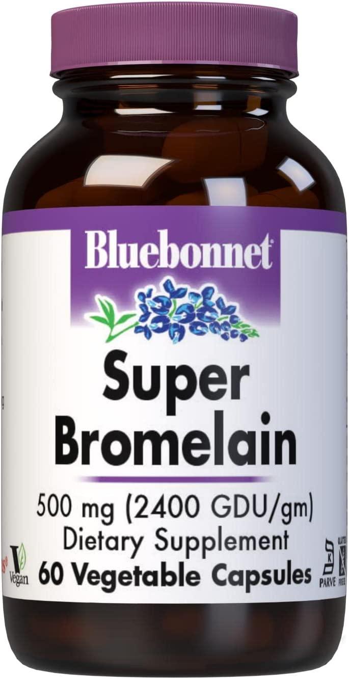 Super Bromelain Vegetarian Capsules, 500 mg, 60 Count