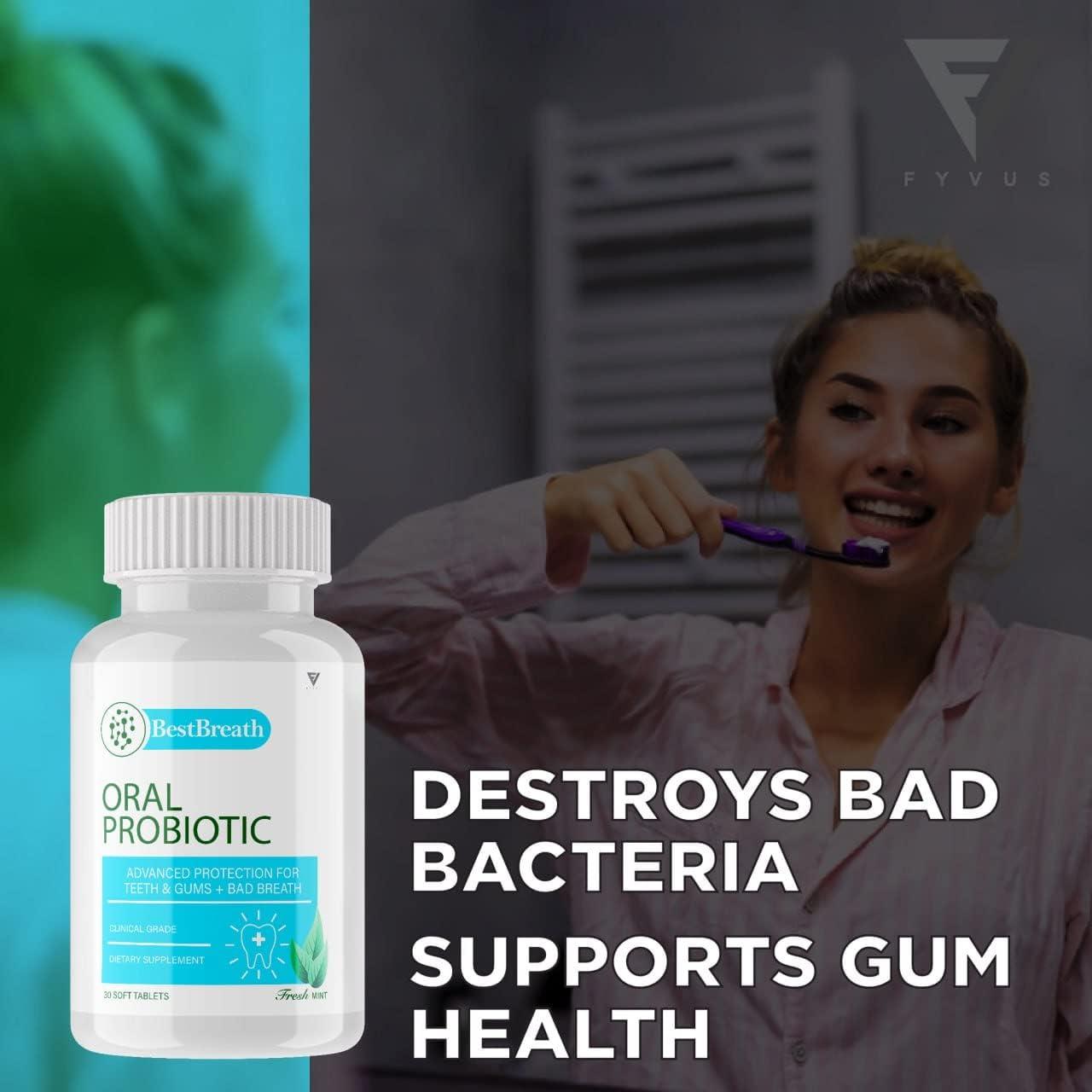 Best Probiotic For Teeth And Gums Best Breath Oral Probiotic Mints for Bad Breath - Dental Probiotics for