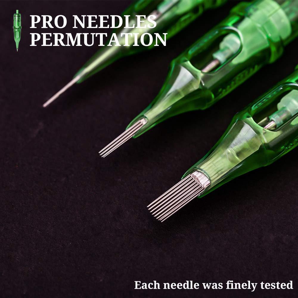 AMBITION 20Pcs Disposable PMU SMP Tattoo Cartridge Needles 