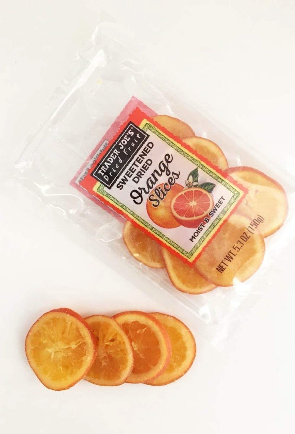 Trader Joe's Sweetened Dried Orange Slices (Pack of 6)
