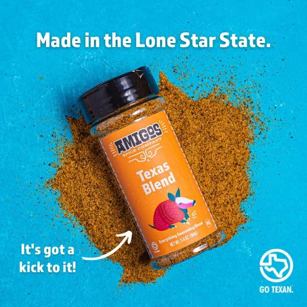 Amigos Spice Company Texas Blend, Premium Everything Seasoning Mix, All