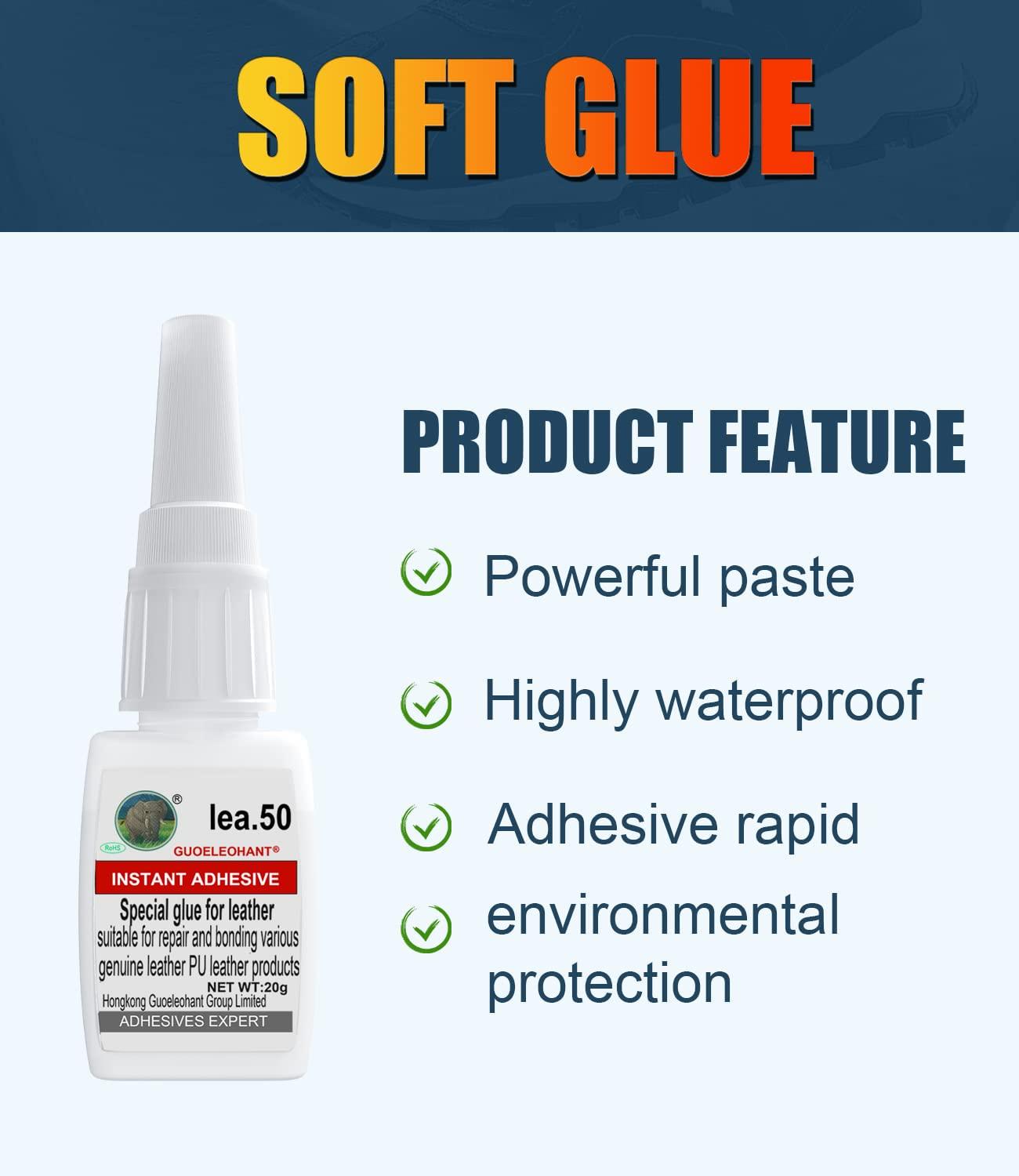 20g Special Glue for Leather Leather Repair Glue Used for bonding Between  Leather and Leather Leather and substrates of Different Materials Suitable  for All Kinds of Leather/PU Leather