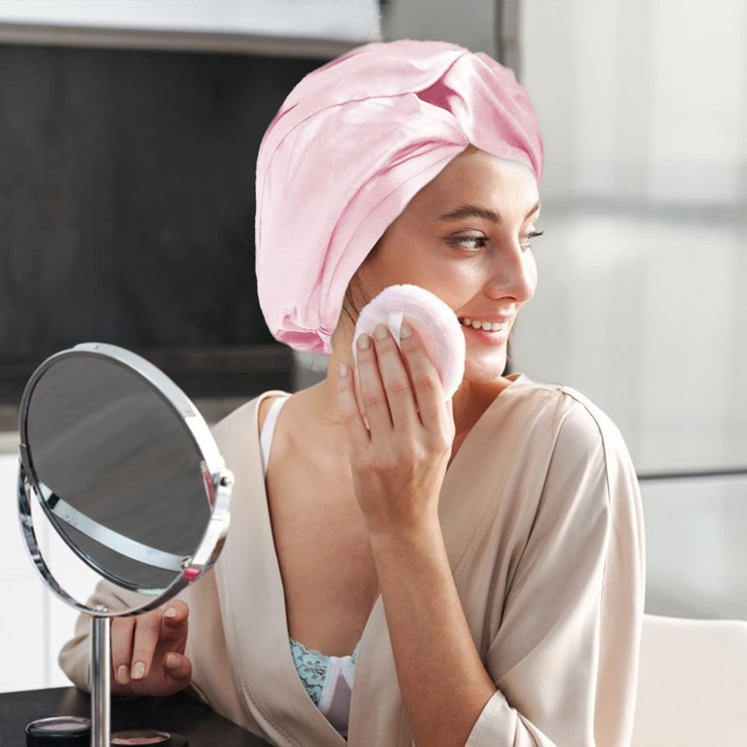 Bonnet Silk Sleeping Turban Mulberry Silk Double-Sided Hair Wrap