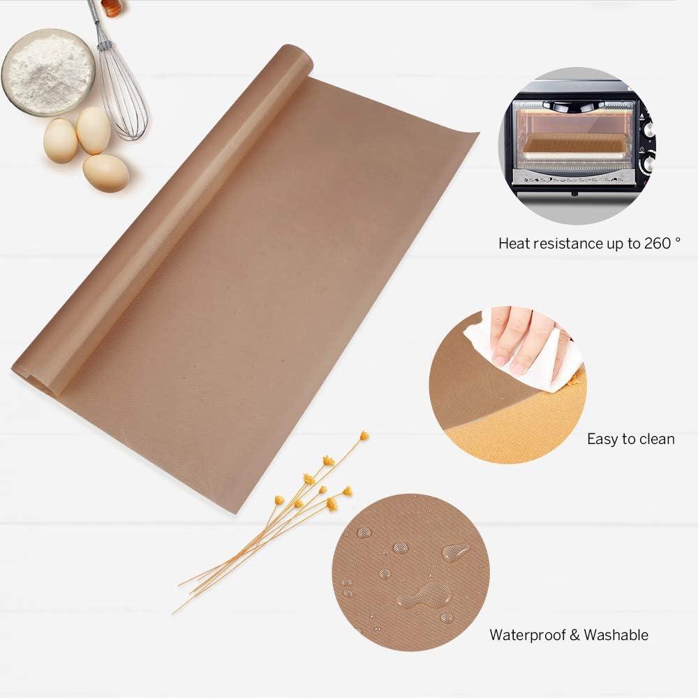 Heat Press Pad Reusable Baking Mat Non Stick Craft Sheet Heat Resistant  Easy To Clean BBQ Grill & Baking Mats Macarons