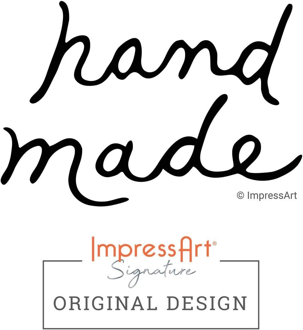 ImpressArt Hand Made Signature Metal Design Stamp 6mm