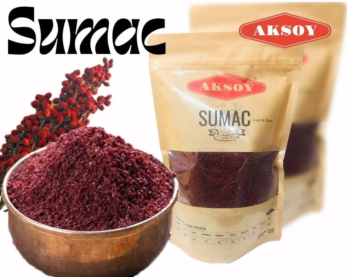 1kg Sumach Pulver Essigbaumfrucht Gemahlen