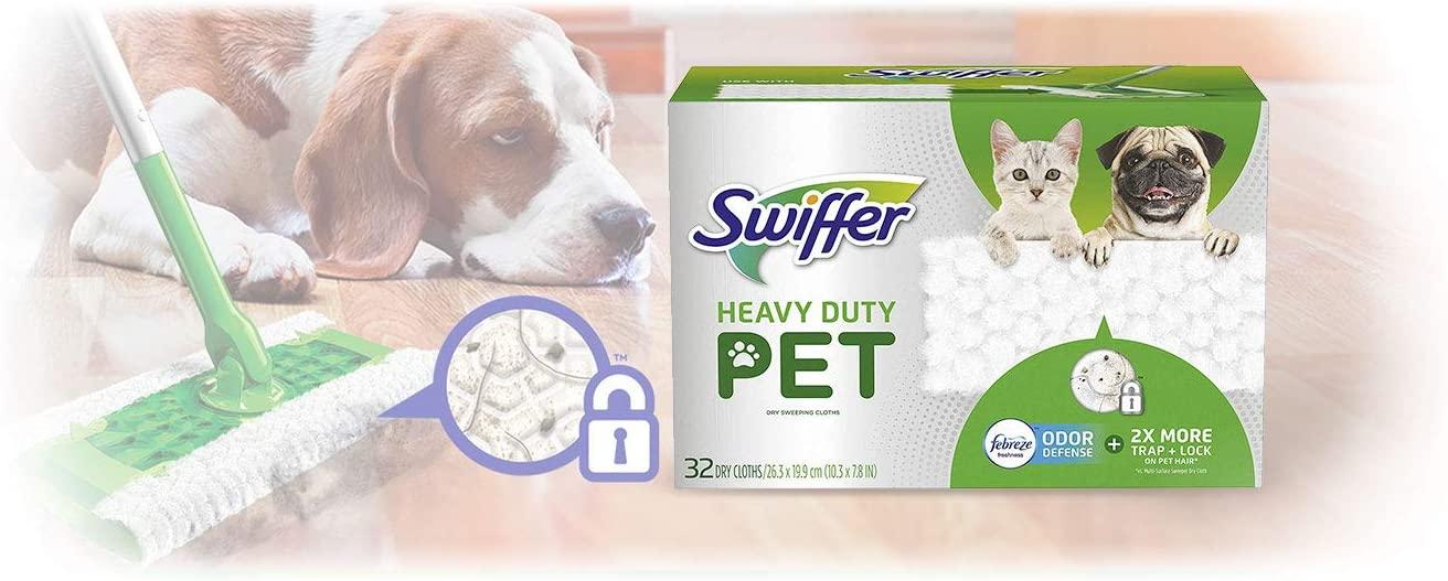 Swiffer Ricariche Panni Salviette Per Pulizia Pet Con Febreze, 20 Pezzi - 2