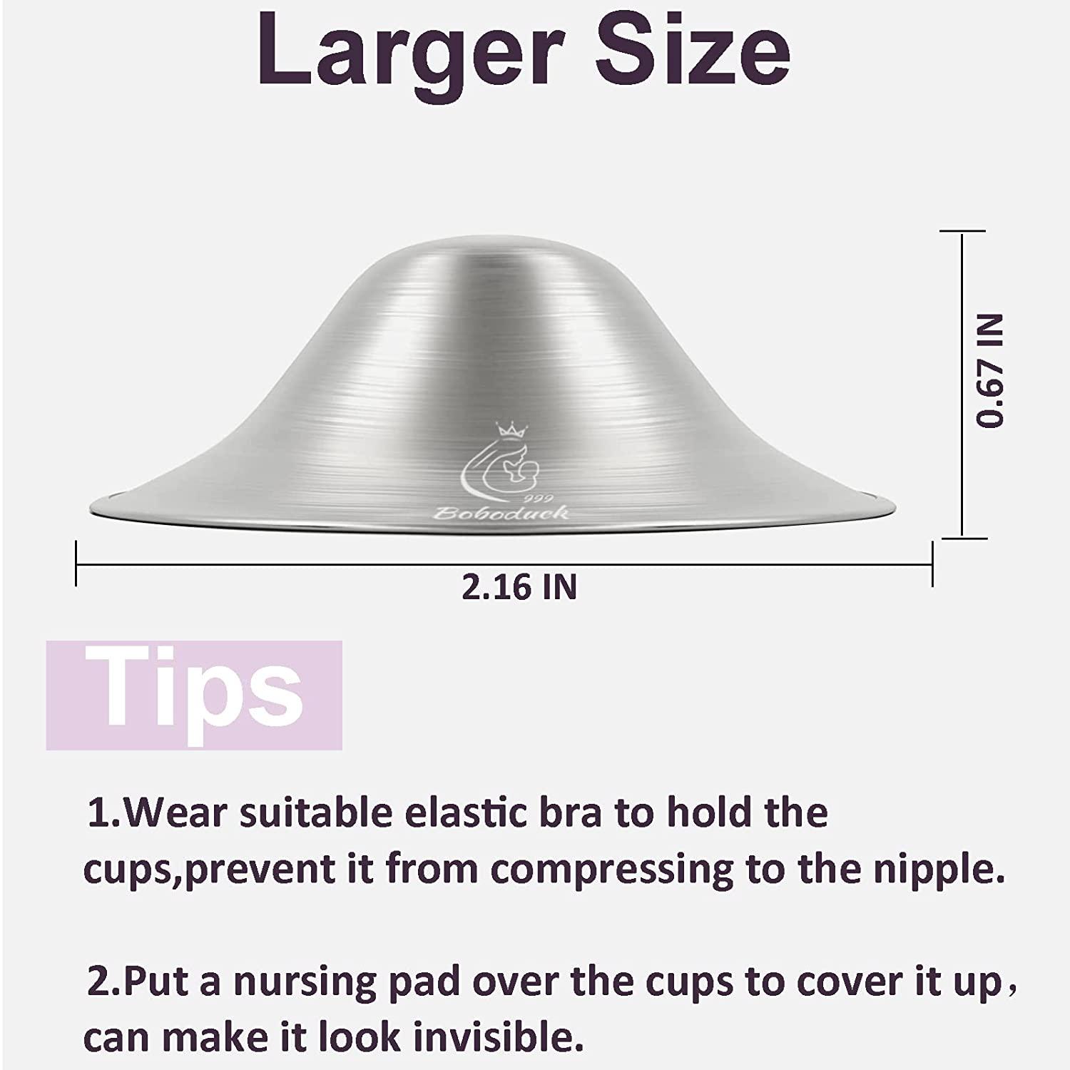 Nipple Shields for Nursing Newborn - Trilaminate 999 Silver