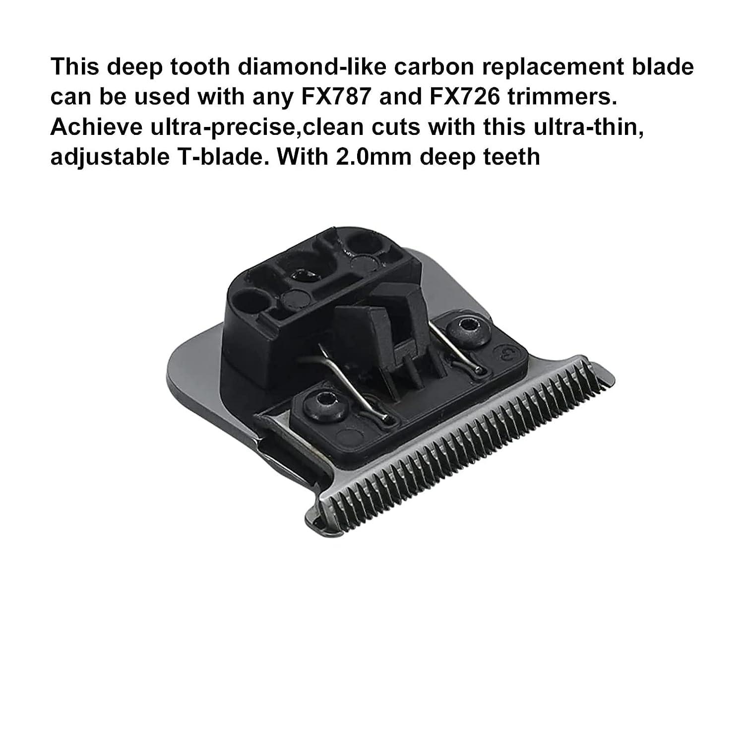 Lame Di Ricambio Per Trimmer BaBylissPRO FX787 E FX726 - 2 Pezzi In Acciaio Al Carbonio DLC