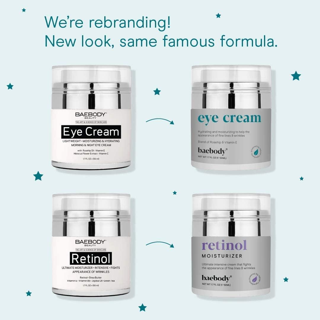 Baebody Eye Cream & Retinol Moisturizer Bundle