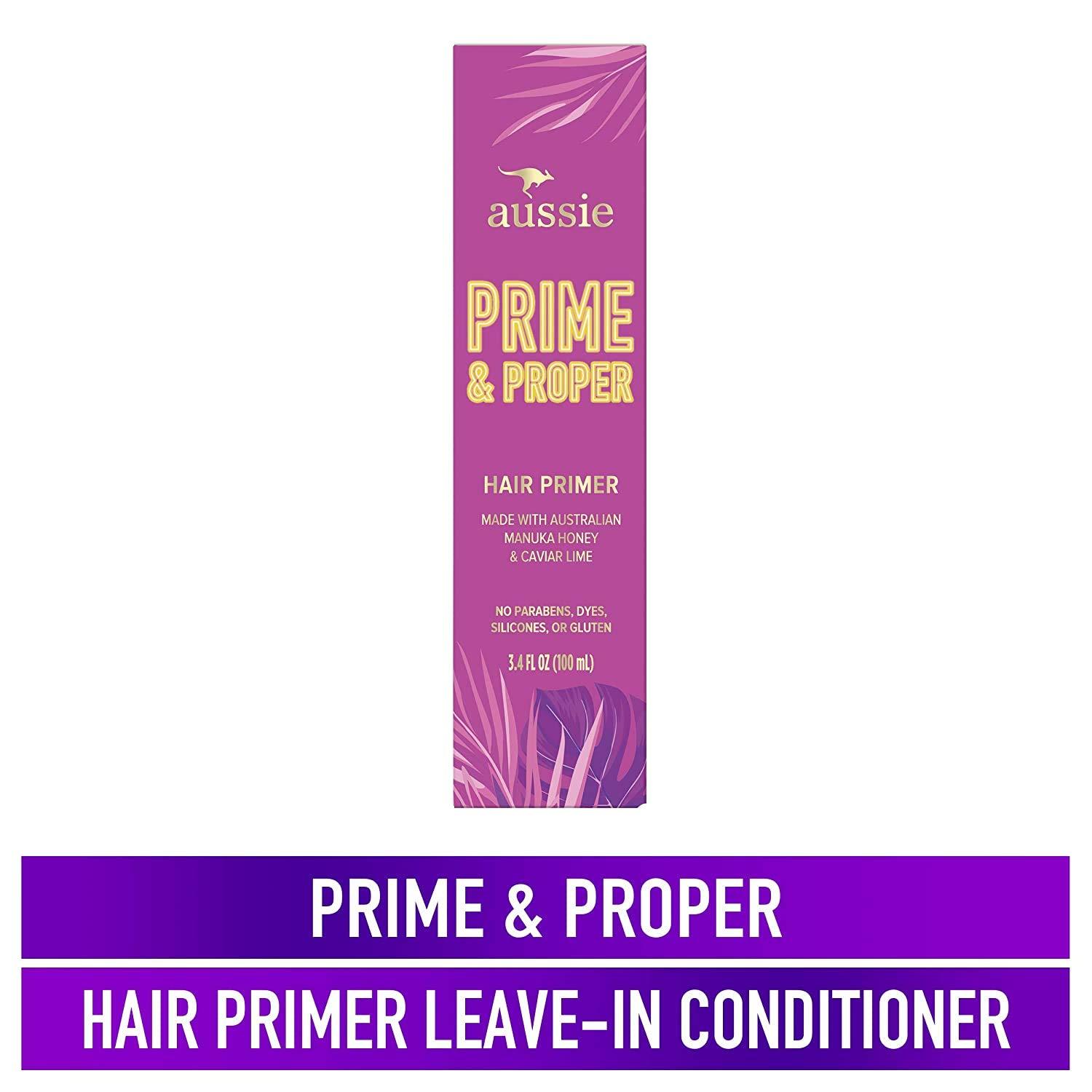 Aussie Prime & Proper Hair Primer Treatment, Heat Protectant Spray