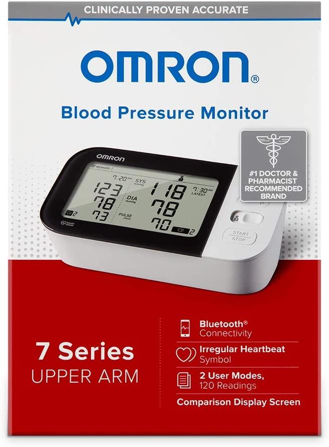 Omron 7 Series Wireless Upper Arm Blood Pressure Monitor Accurate at