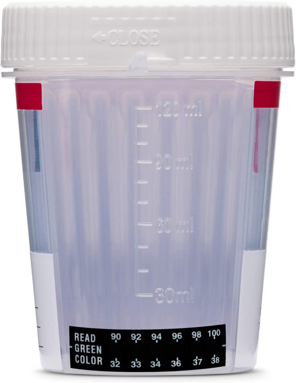 5 Pack DrugExam Made in USA 12 Panel Drug Test Cup Kit with