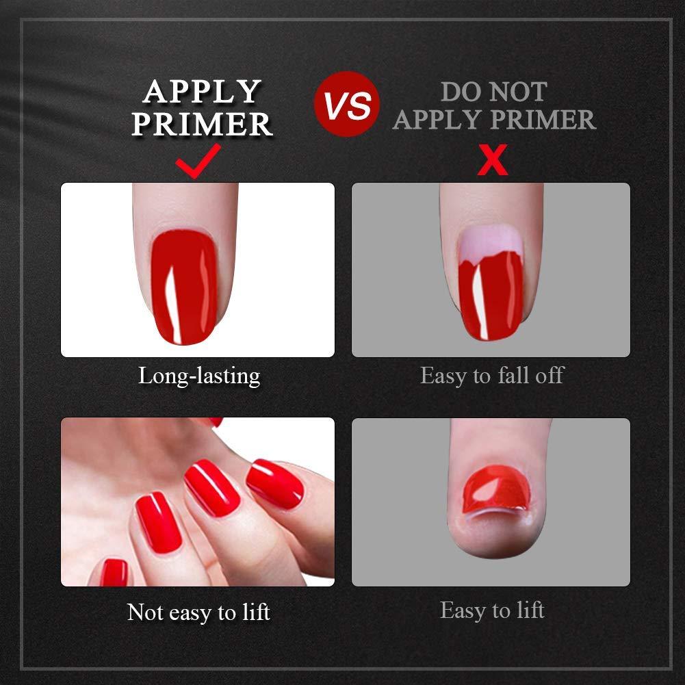 Morovan Nail Primer and Dehydrator for Acrylic Nails, Professional No