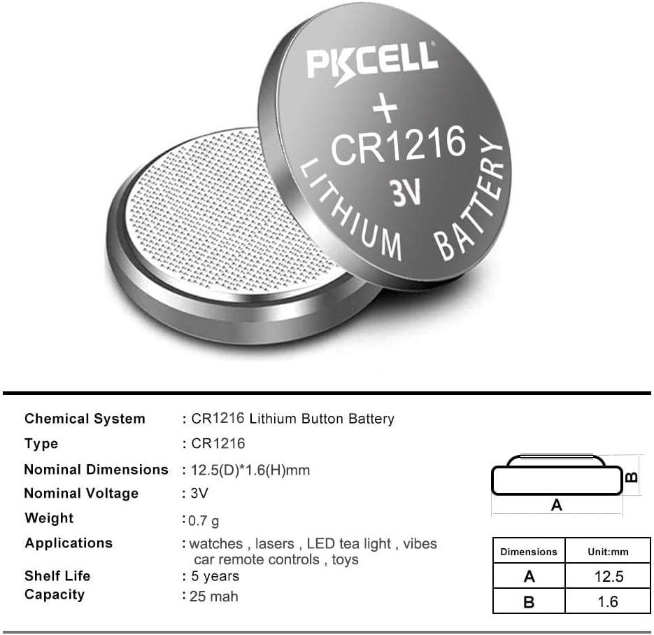  Maxell CR1220 3V Lithium Coin Cell Watch Batteries (5