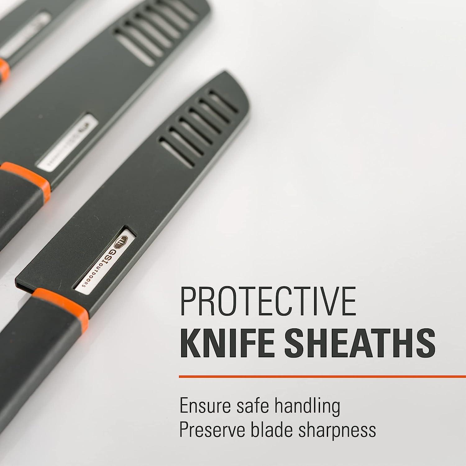 GSI Outdoors, Santoku Knife Set, For Camping, Grey