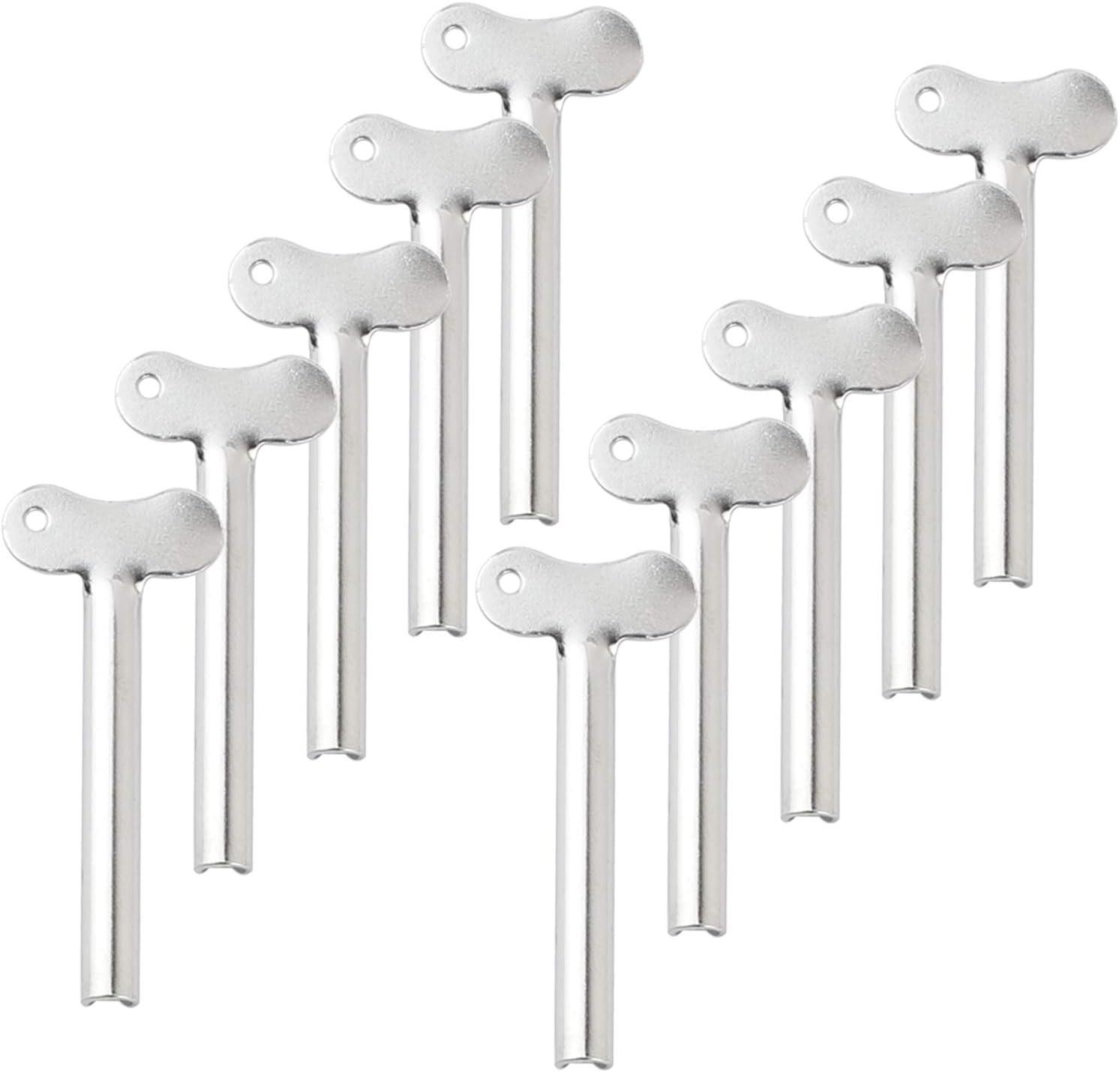 Framendino 10 Pack Stainless Steel Tube Squeezer Toothpaste Squeezer