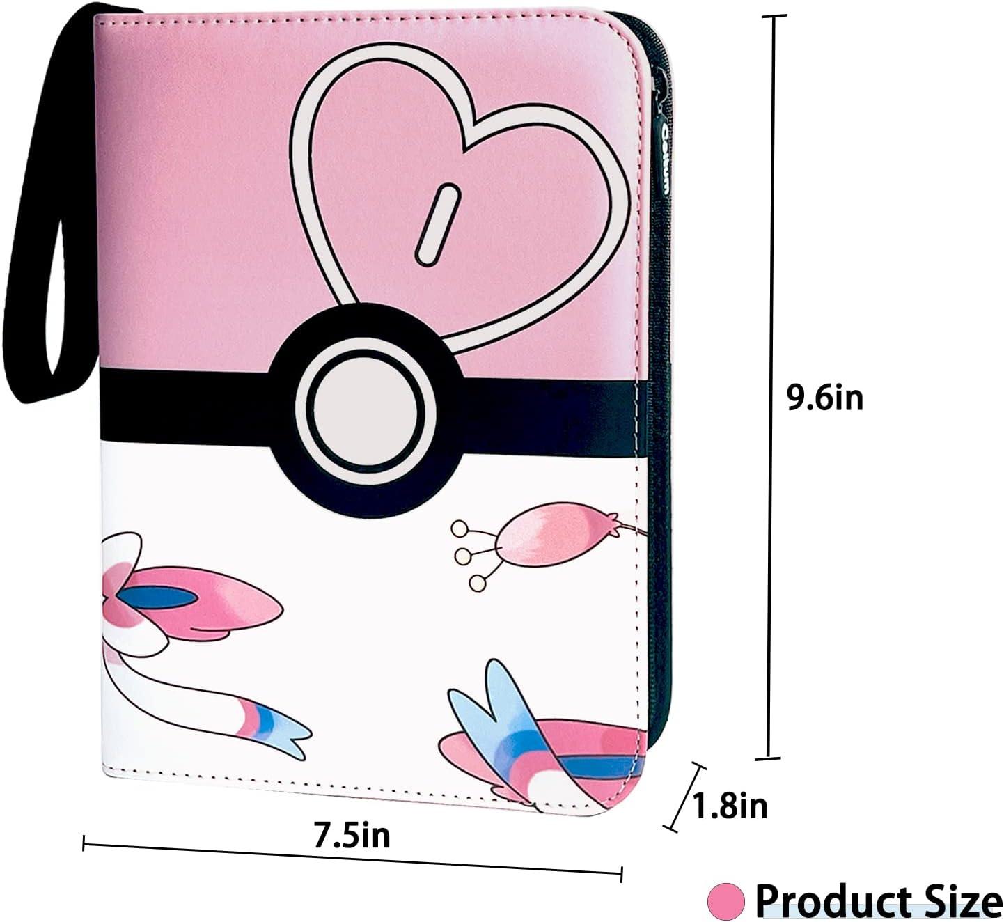 Trading Card Binder 4-Pocket for TCG Cards - 440 Pockets Collection Case  with 55 Removable Sleeves - Pink Card Holder for Kids - Toy Gift for  Trading Card Games | Buy Now