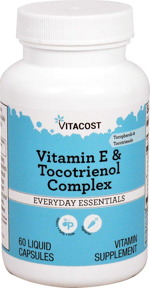 Vitacost Vitamin E & Tocotrienol Complex 60 Liquid Vegetarian Capsules