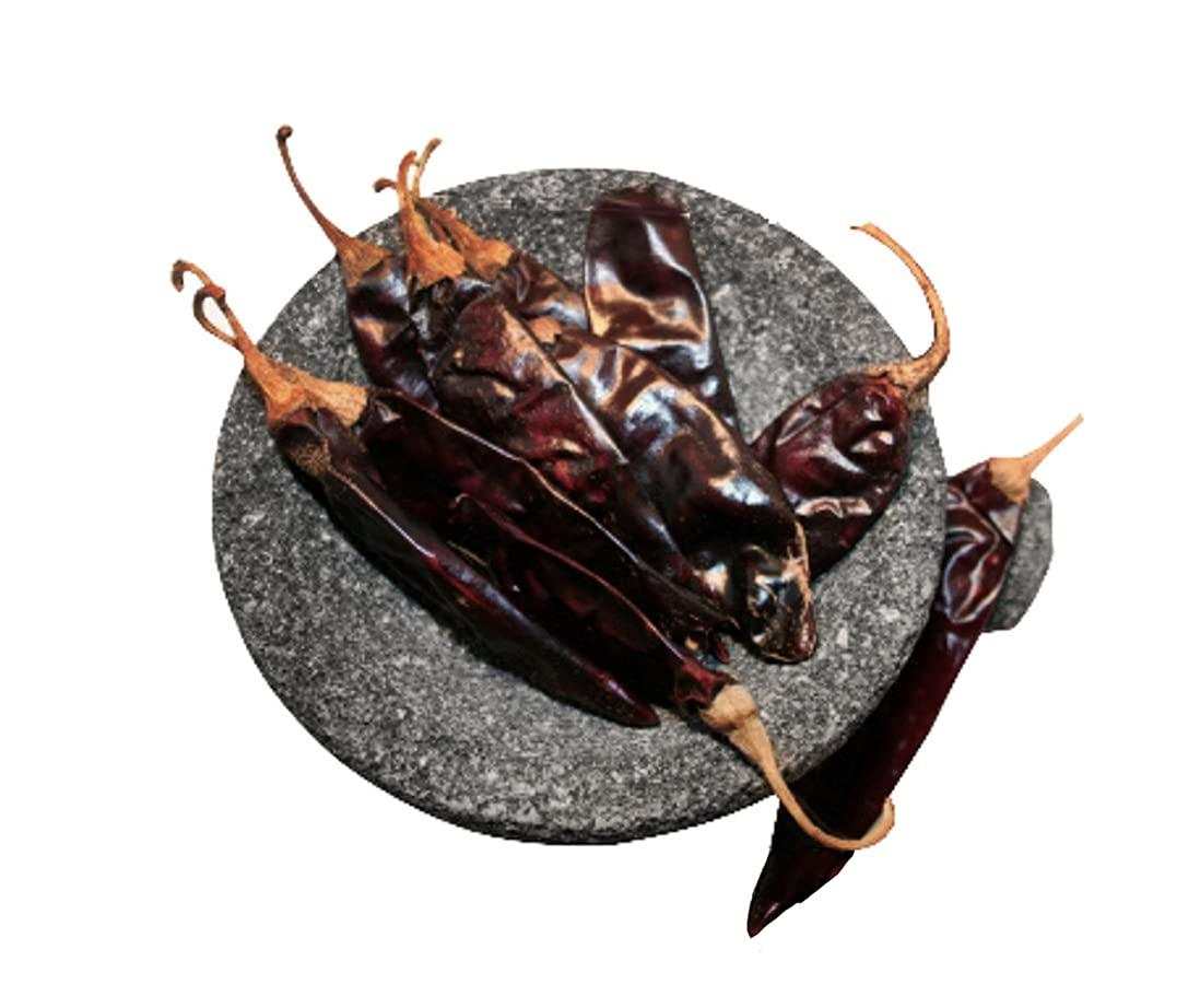 El Molcajete Mexican Whole Dried Guajillo Chiles 8 oz Bag for Mexican