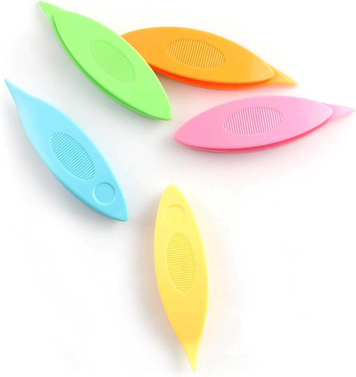 NX Garden Tatting Shuttles Set 5 PCS Colorful Plastic Tatting Shuttles