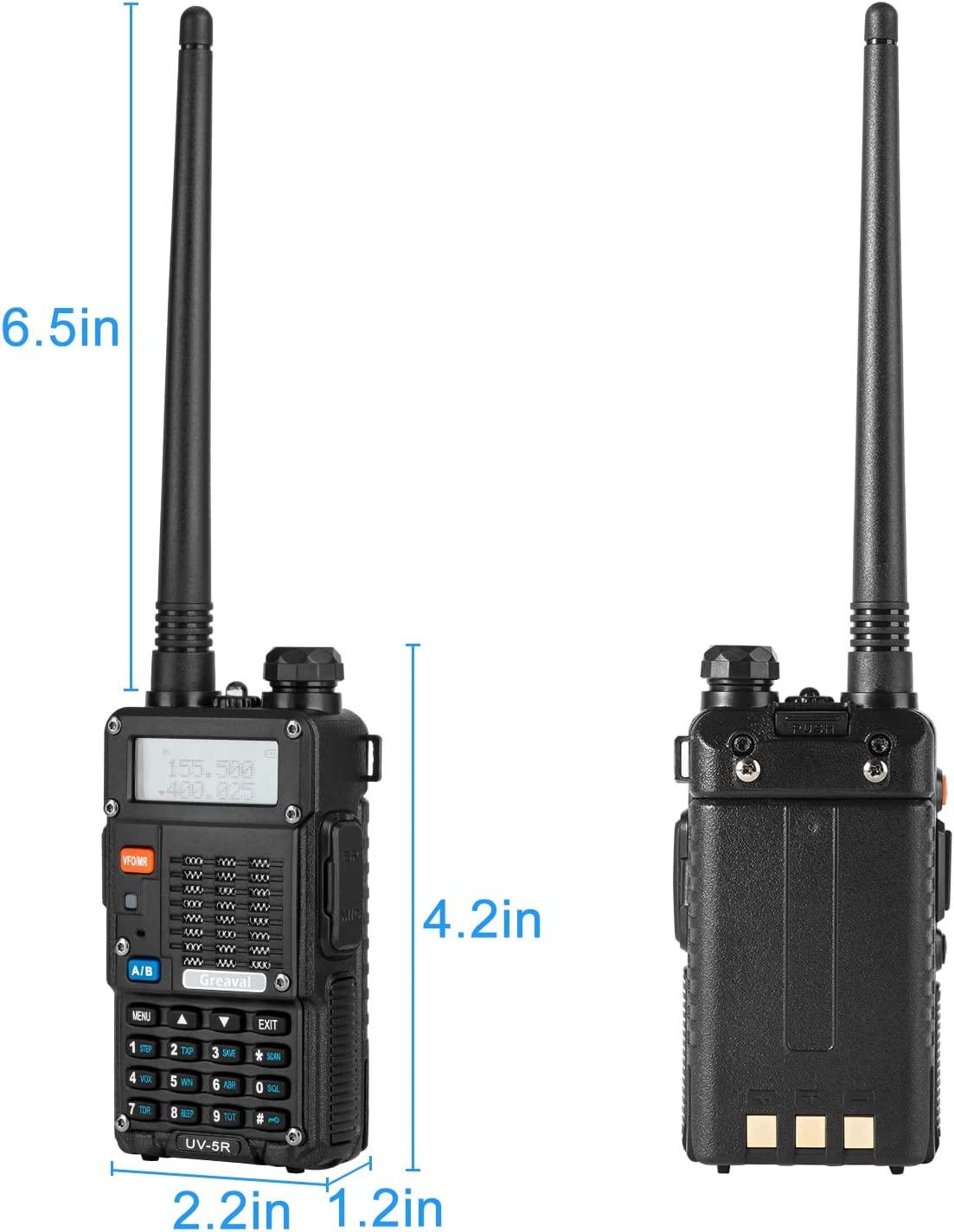 BAOFENG UV5R III VHF UHF WALKIE TALKIES DUAL-BAND HAM HANDHELD TWO