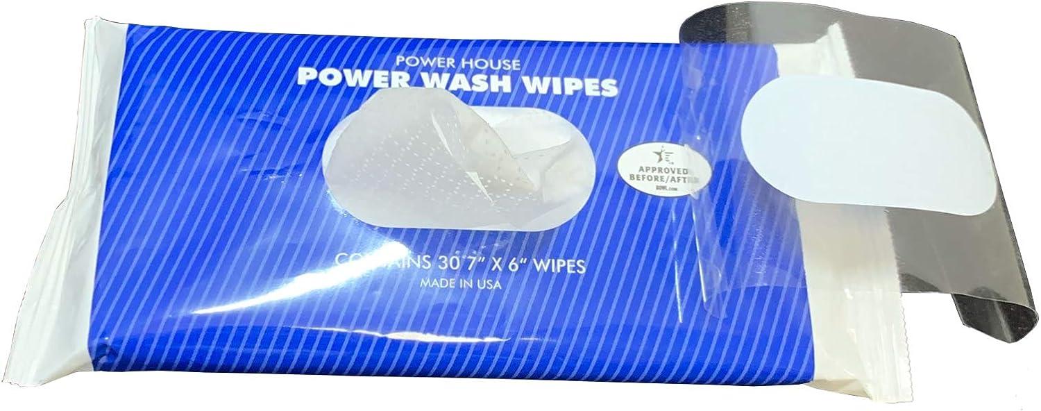 Ebonite Powerhouse Power Wash Bowling Ball Cleaner Wipes 30 Wipes Per