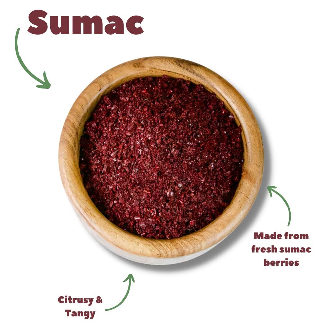 Sumac by Z&Z Eat. Good. Sumac., 3.25oz Tangy Middle Eastern Spice
