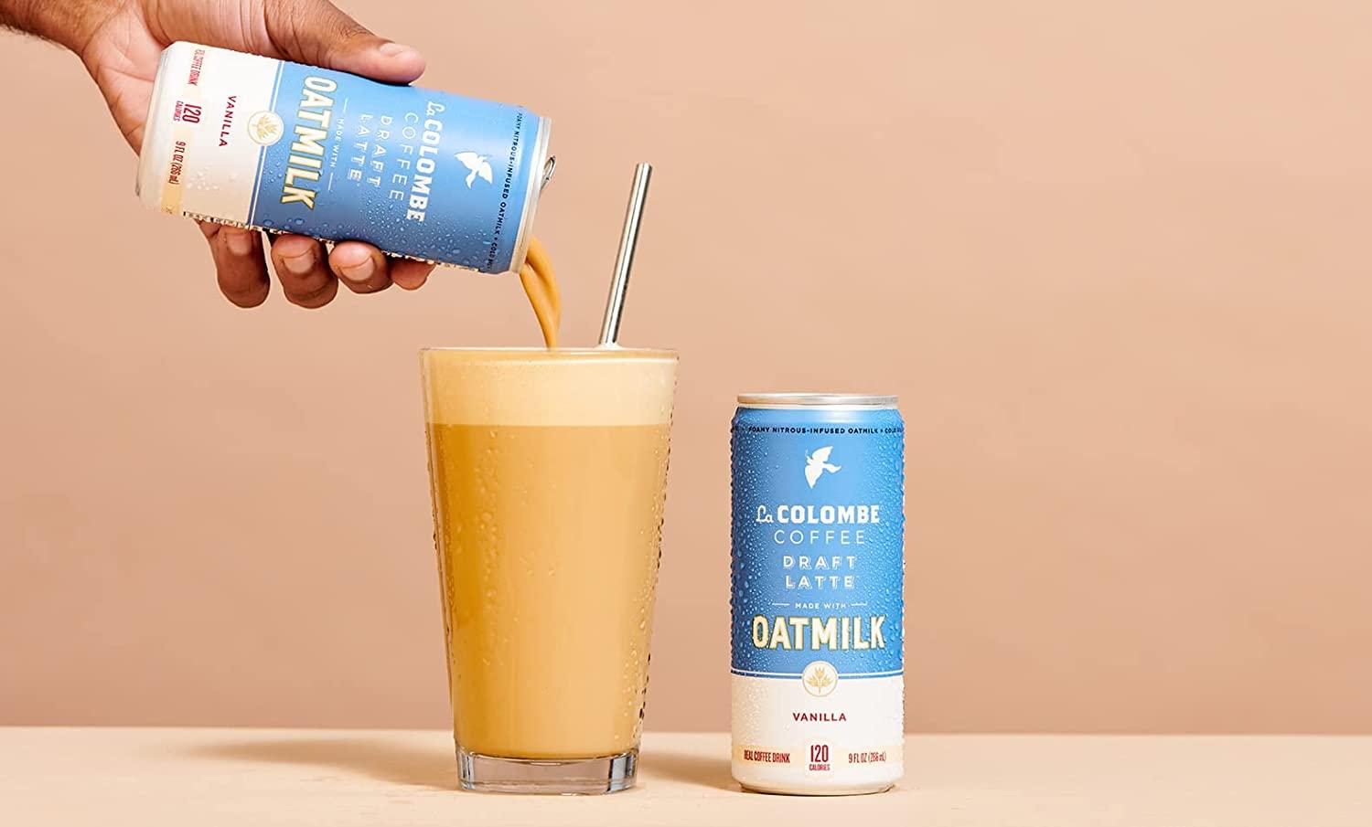 La Colombe Vanilla Draft Latte with Oatmilk 9 Fl. Oz. 4 Pack 100