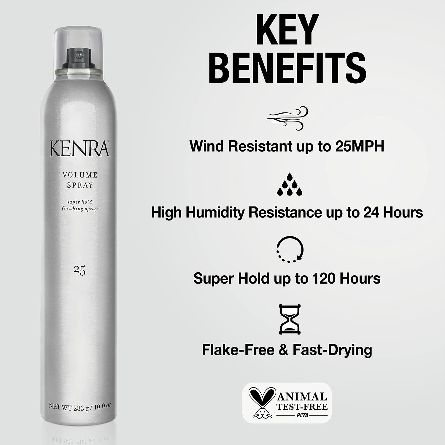 Kenra Volume Spray 25 | Super Hold Hairspray | All Hair Types 10 Ounce  (Pack of 1) 55% Standard