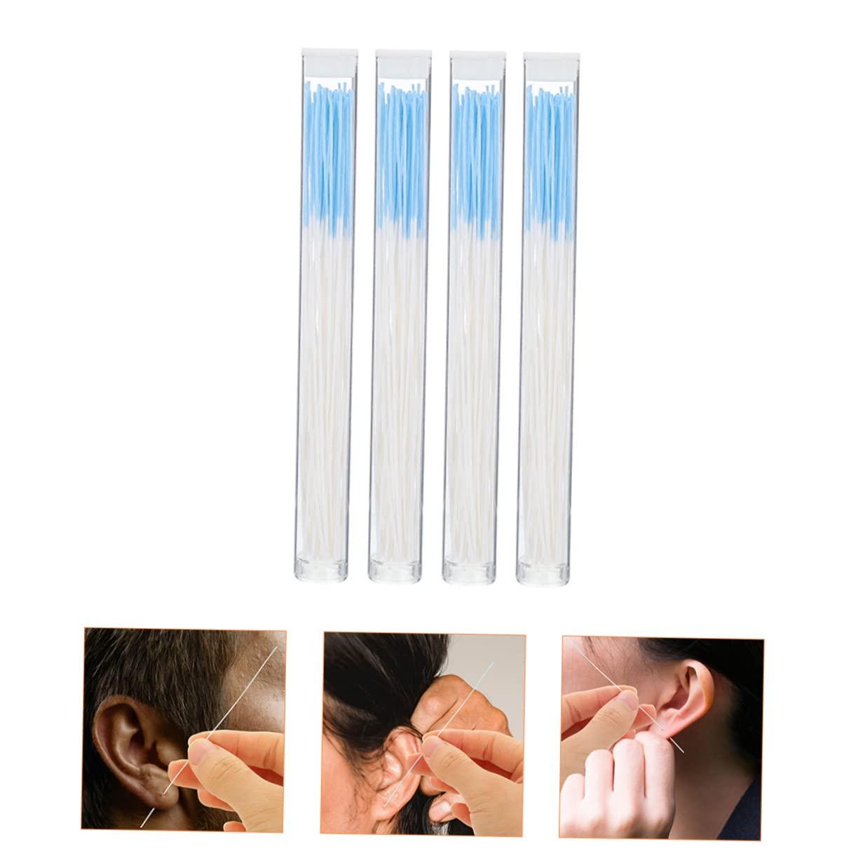 Healifty 16 Boxes Ear Piercing Cleaning Line Cleaning Accessories Ear  Cleaners Home Supply Portable Ear Cleaning Tool Portable Ear Floss  Household Products Perforation Blue