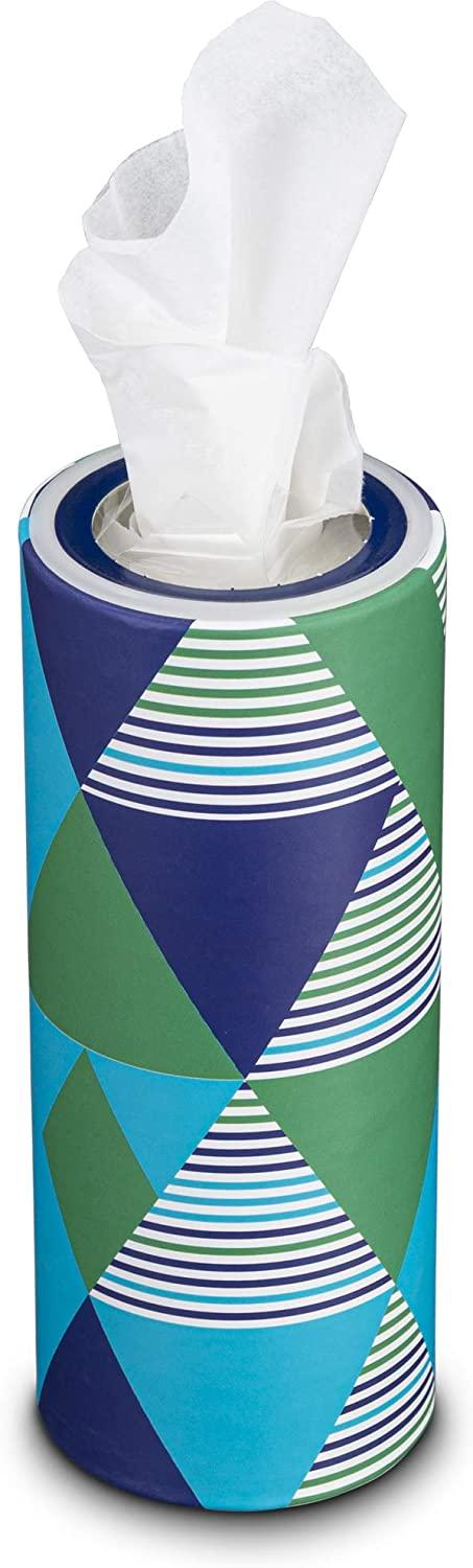 Reeflex Car Tissues (4 Canisters/200 Tissues) - Disposable Facial Tissues  Boxed in Canisters with Perfect Cup Holder Fit | Quality Car Travel Tissues