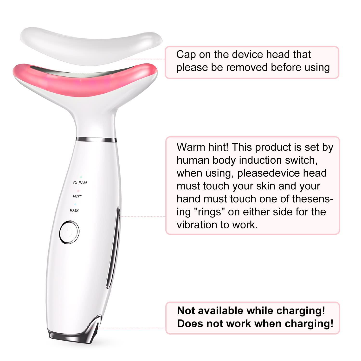 Anti-Wrinkles Face Neck Massager - Vibration Facial Device with Triple  Action Modes for Tightening and Smoothing Skin - White | Buy Now with  Express International Delivery | GoSupps.com