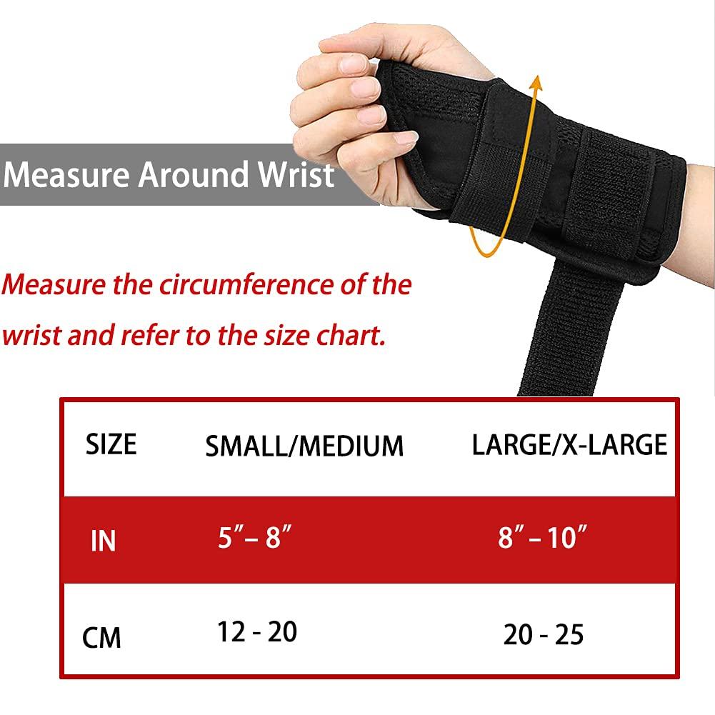 NuCamper Wrist Brace Carpal Tunnel Right Left Hand for Men Women Pain