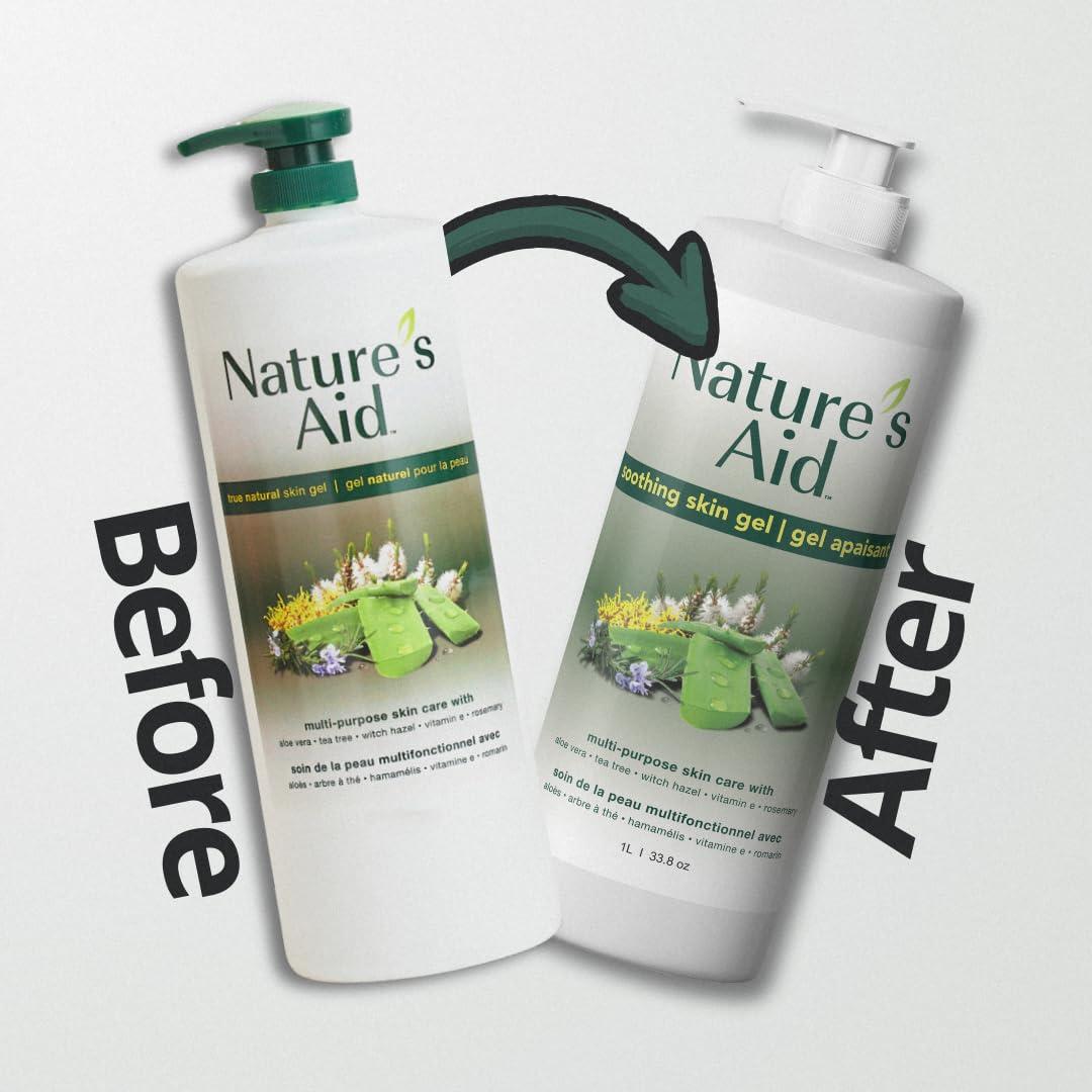 Nature's Aid Original Skin Gel with Aloe Vera - Soothes Dry Itchy Skin ...
