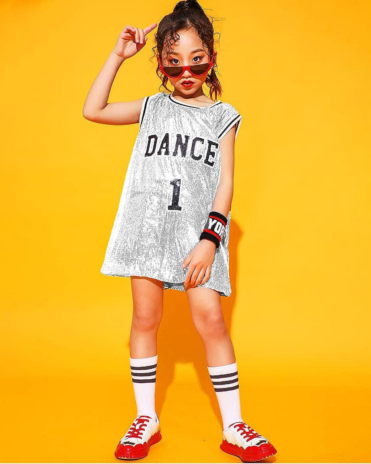 LOLANTA Girls Hip Hop Dance Clothes 3PCS Crop Top UAE | Ubuy