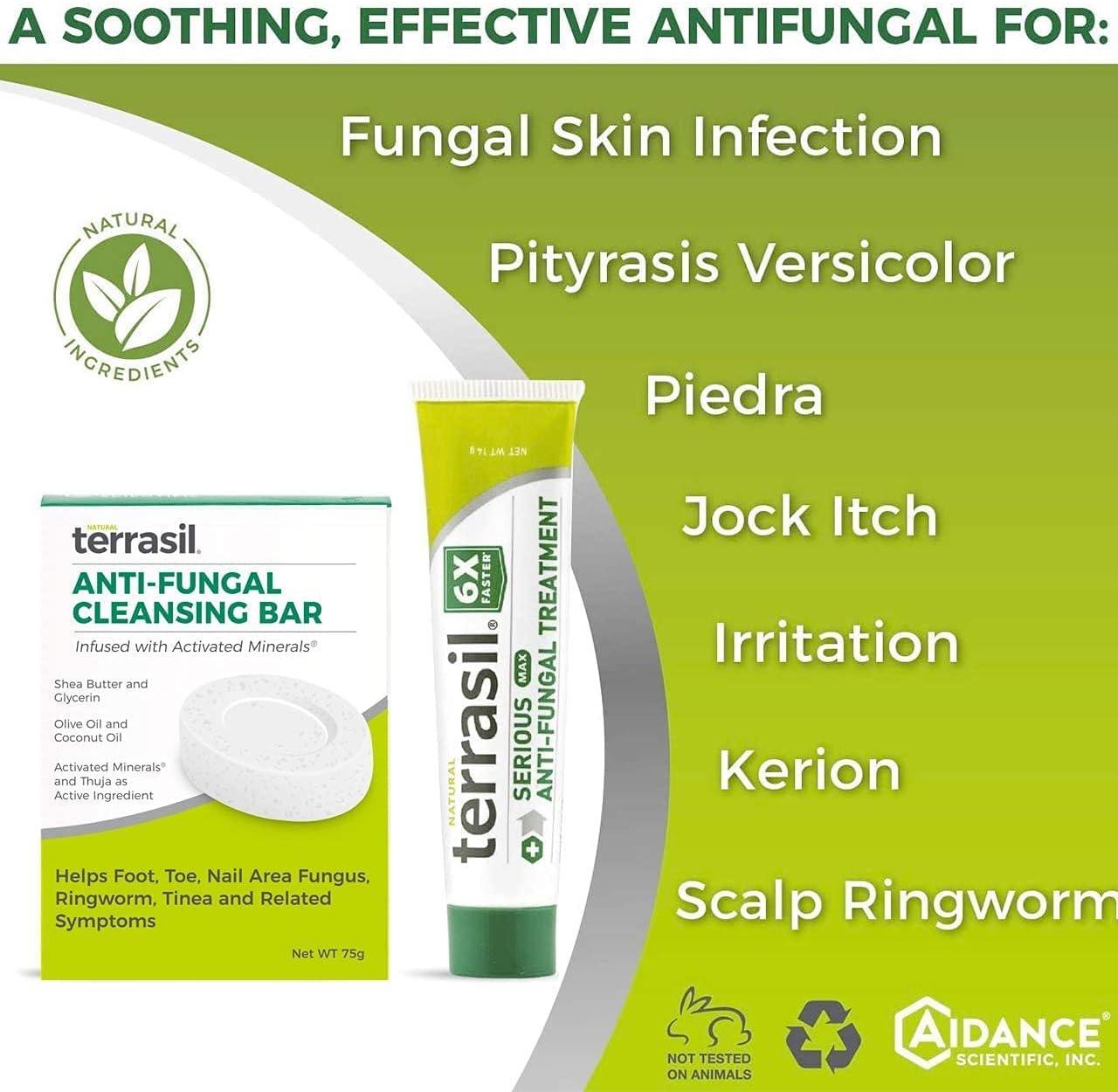 Terrasil Antifungal Treatment Kit 6X Faster Healing Natural Soothing