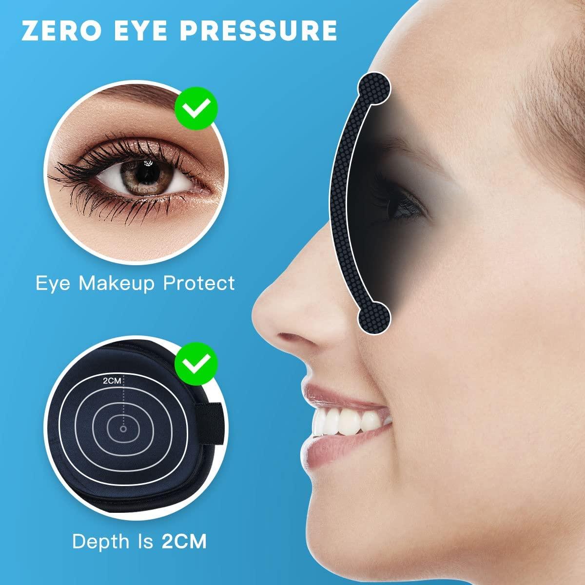Ultrathin Light Blocking Sleep Mask for Women and Men - 3D