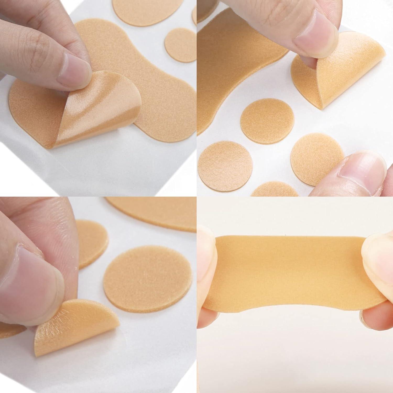 Moleskin for Feet 10Sheets Foot Care Tape Patches PreCut Waterproof