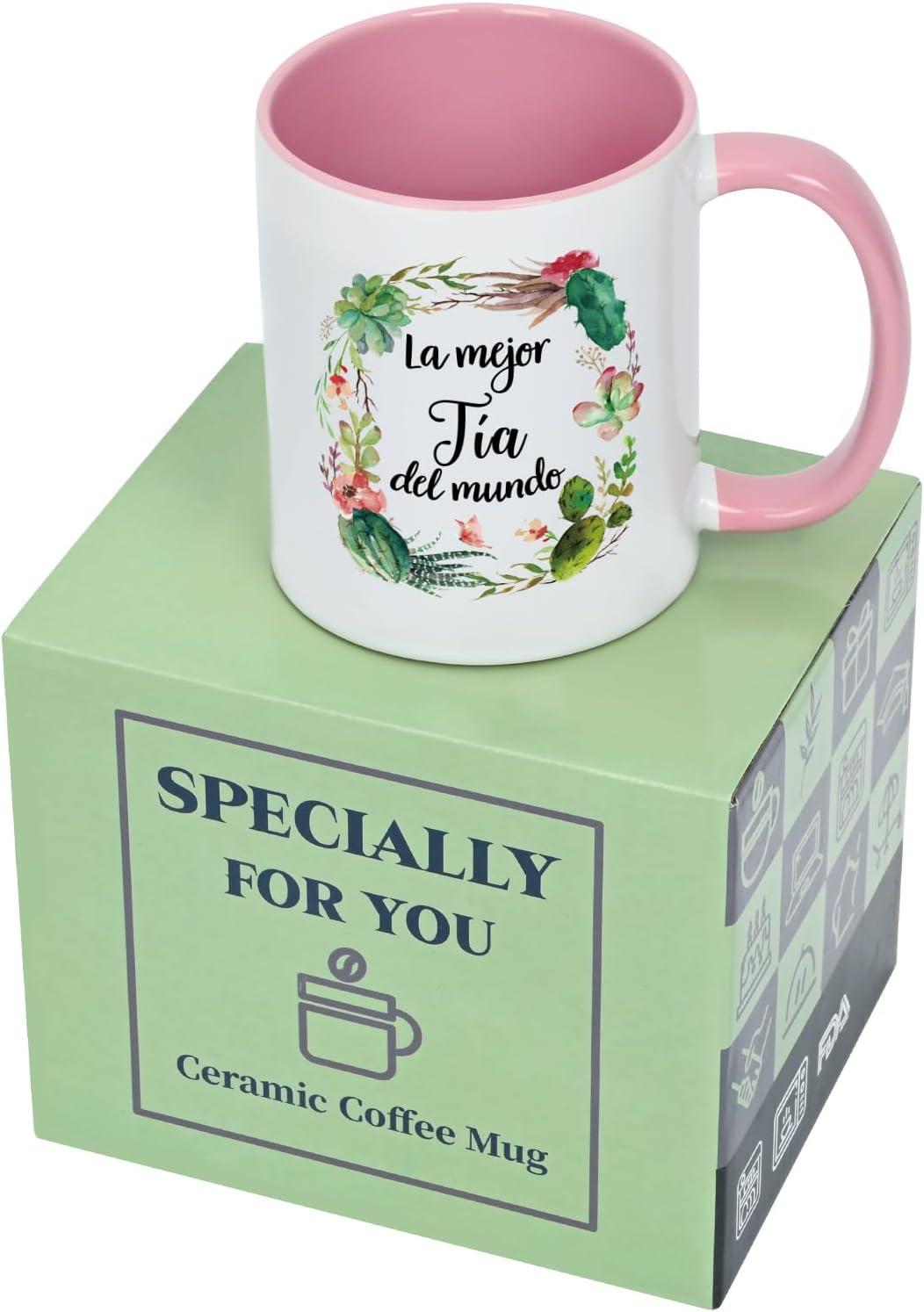 Sottobicchiere Lucido Quadrato Con Scritta 'You Are Simply The Best Auntie' - Rosa
