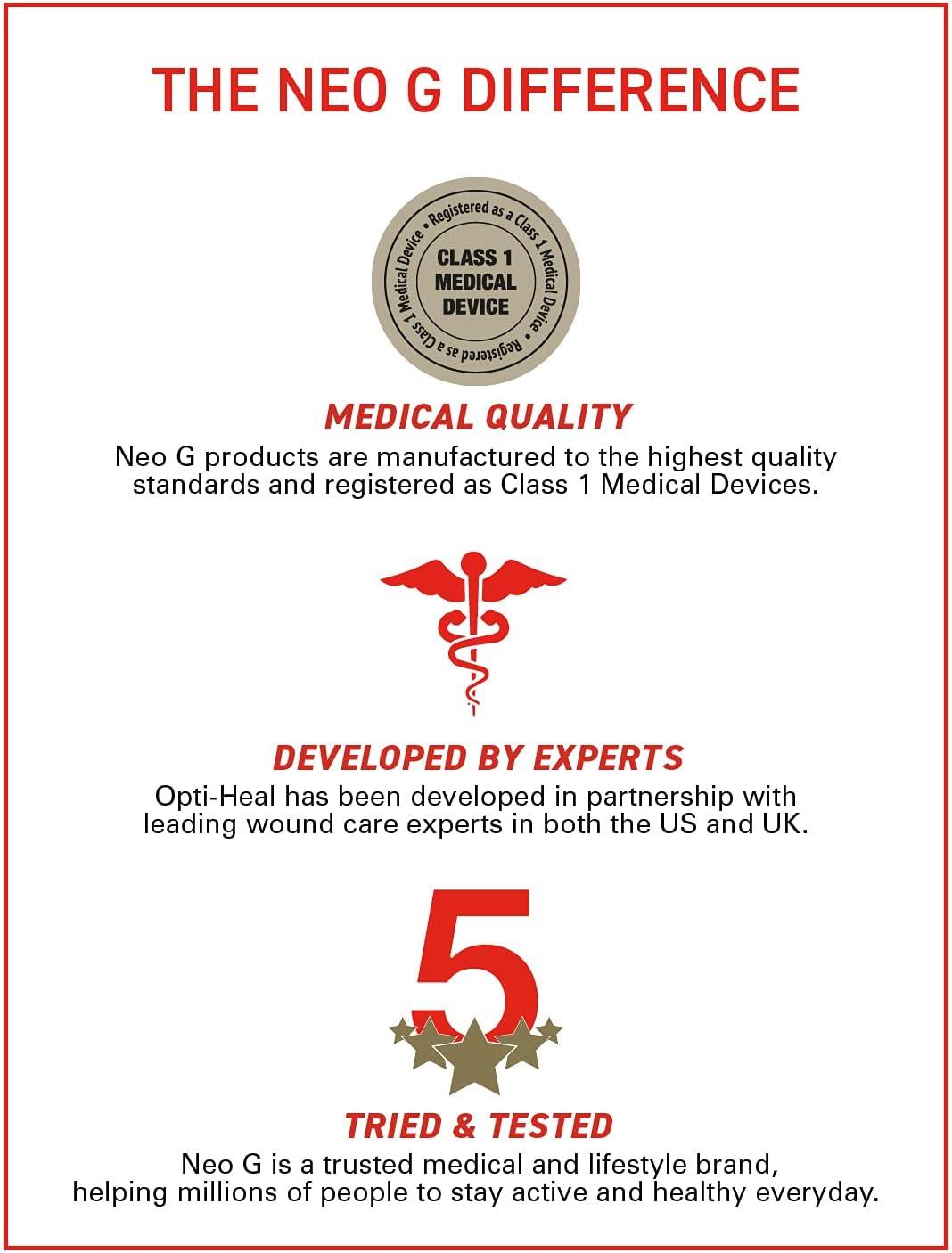 Neo G Opti-Heal Silicone Medical Tape 1 x 3.3 yd - Sensitive Skin ...