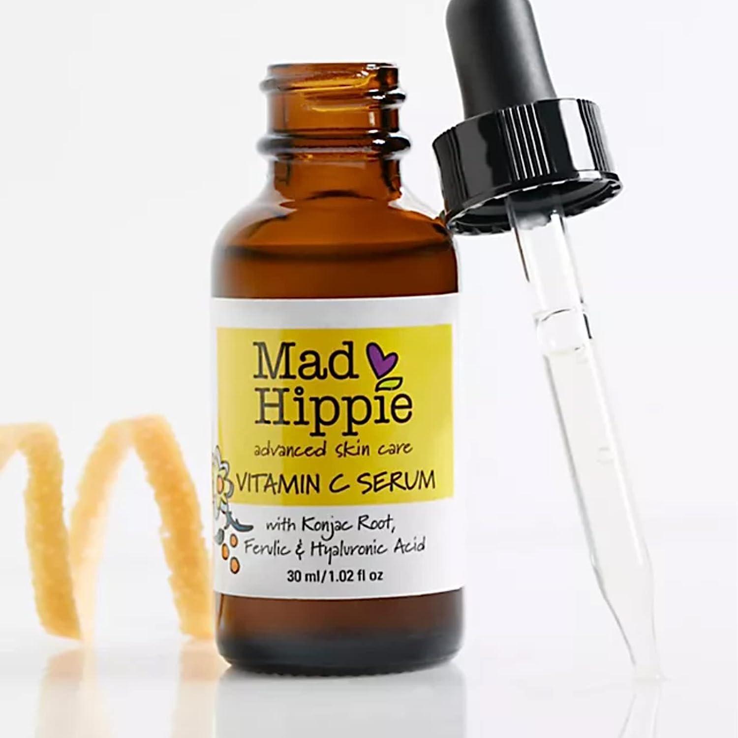 Mad Hippie Vitamin C Serum for Face with Hyaluronic Acid, Vitamin E &  Ferulic Acid - Vitamin C Face Serum for Women/Men, Skin-Brightening Serum,  1.02 Fl Oz 1.02 Fl Oz (Pack of 1)