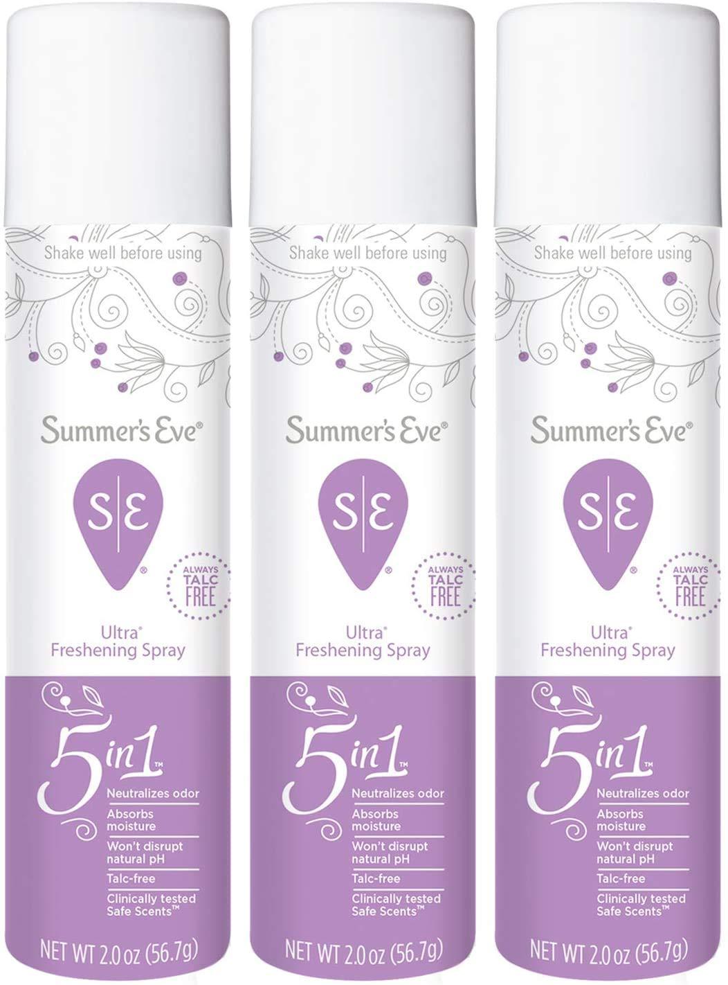 Summer's Eve Feminine Deodorant Spray, Ultra Extra Strength, 2 oz (Pack