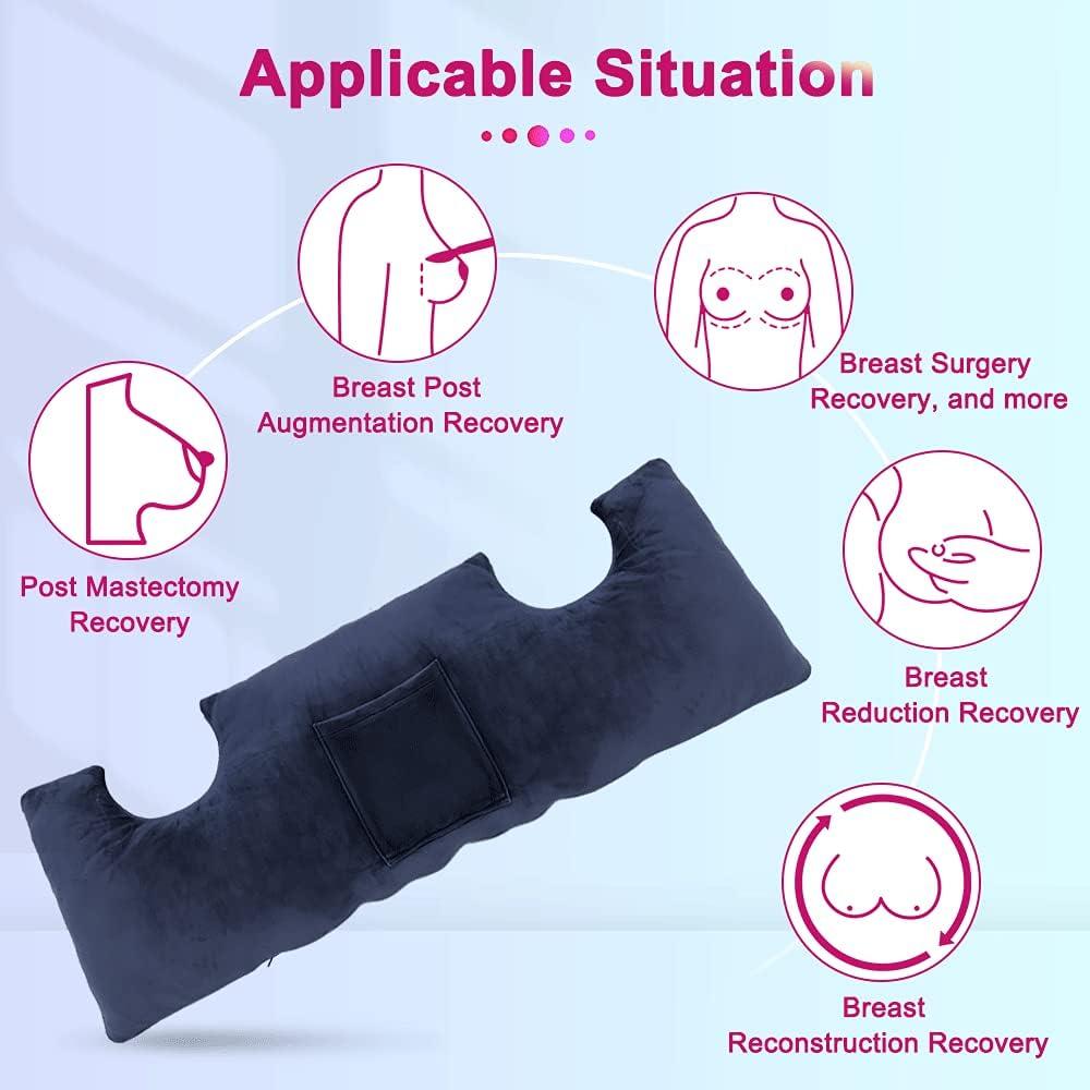 Hysterectomy Pillow Tummy Tuck C Section Recovery Products Post Surgery Mastectomy Seatbelt