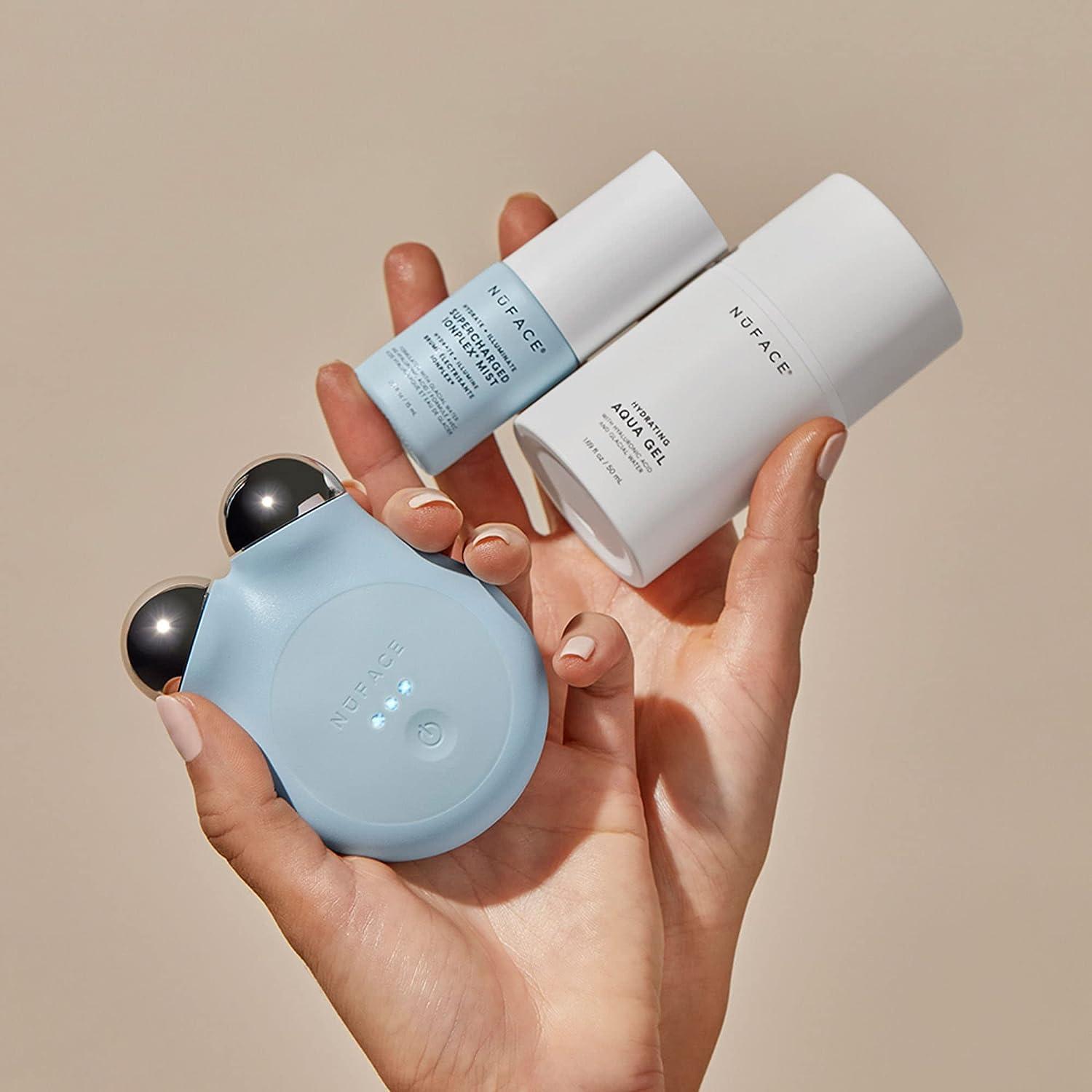 NuFACE MINI+ Blue Petite Microcurrent Facial Toning Device NuFACE MINI+ Blue Petite Microcurrent Facial Toning Device