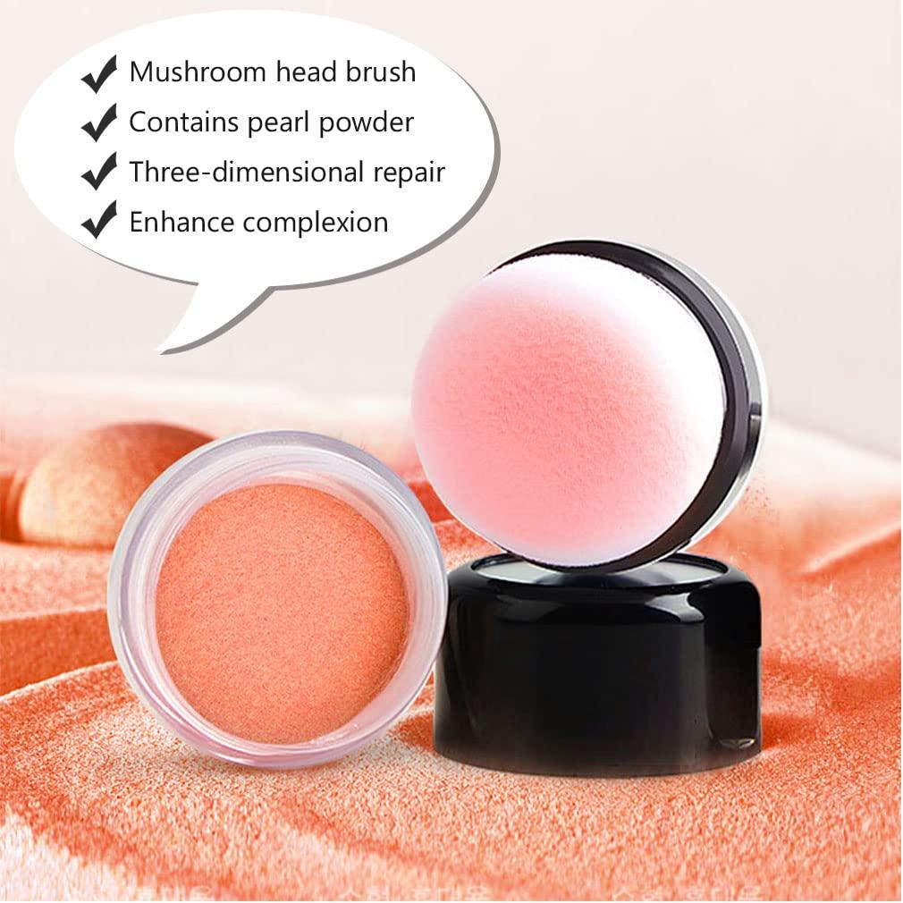 Natural Loose Powder Blush Air Cushion: Highly Pigmented, Easy to