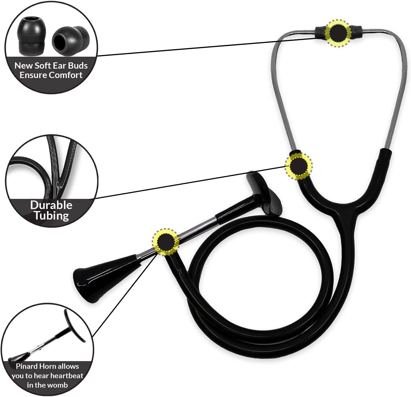 Dixie EMS Fetal Stethoscope for Babys Heartbeat Detection Latex
